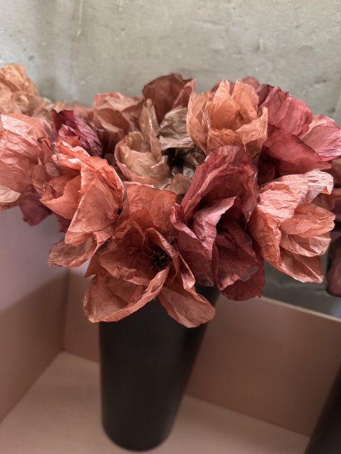 Hjemmelavet blomster, pris pr. stk.