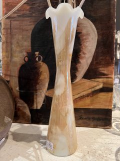 Gammel smuk glas vase